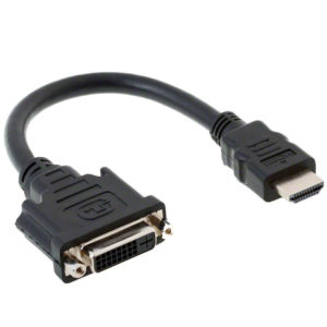 DVI HDMI Adapter mit Zwischenkabel